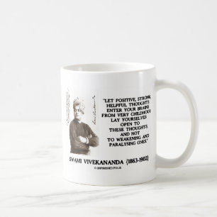 Swami Vivekananda Positieve Krachtige Hulpvaardige Koffiemok