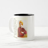 Swami Vivekananda Tweekleurige Koffiemok (Voorkant links)