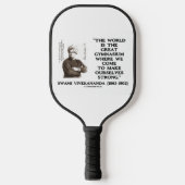 Swami Vivekananda Wereld Groot Gymnasium Sterk QTE Pickleball Paddle (Voorkant)