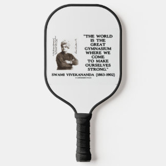 Swami Vivekananda Wereld Groot Gymnasium Sterk QTE Pickleball Paddle