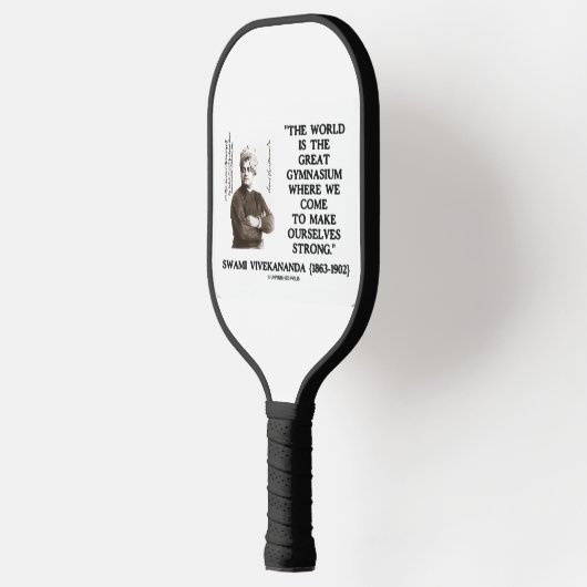Swami Vivekananda Wereld Groot Gymnasium Sterk QTE Pickleball Paddle (Links)