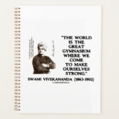 Swami Vivekananda Wereld Groot Gymnasium Sterk QTE Planner (Voorkant)