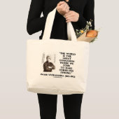 Swami Vivekananda World Great Gymnasium Strong Grote Tote Bag (Voorkant (product))