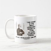 Swami Vivekananda World Great Gymnasium Strong Koffiemok (Links)