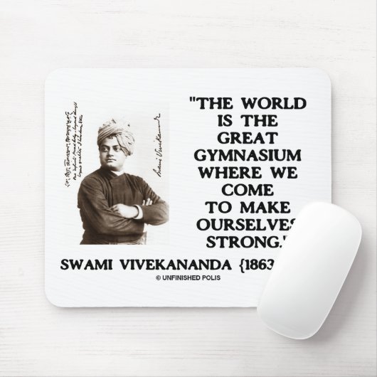 Swami Vivekananda World Great Gymnasium Strong Muismat (Met muis)