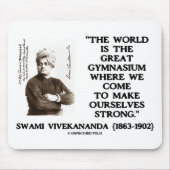 Swami Vivekananda World Great Gymnasium Strong Muismat (Voorkant)