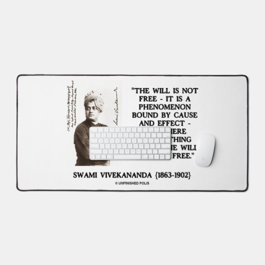 Swami Vivekananda zal geen effect hebben Bureaumat (Keyboard & Muis)