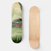 Swamp Alligator Gator Persoonlijk Skateboard (Voorkant)