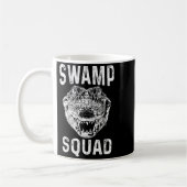 Swamp Alligator Squad Reptile Gator Lovers Funny  Koffiemok (Links)