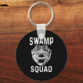 Swamp Alligator Squad Reptile Gator Lovers Funny Sleutelhanger (Voorkant)