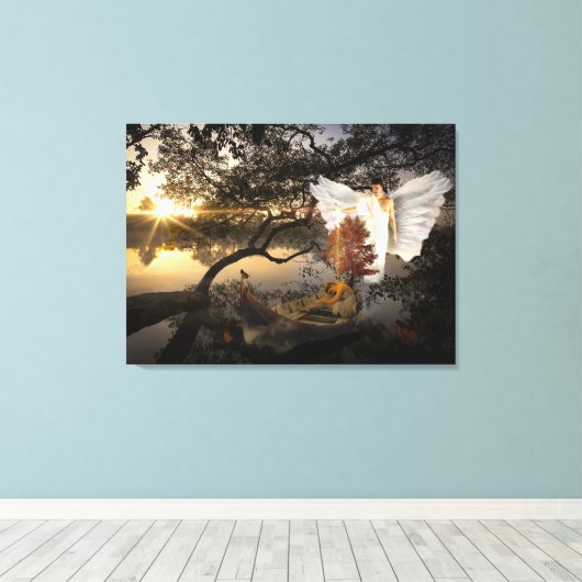Swamp Angel canvas reproduction  (Insitu (Houten vloer))