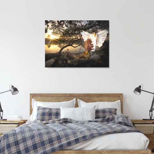 Swamp Angel canvas reproduction (Insitu (Slaapkamer))