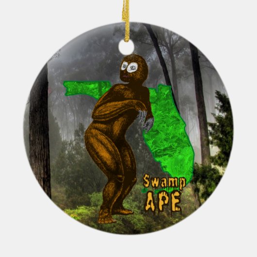 Swamp Ape Ornament (Achterkant)