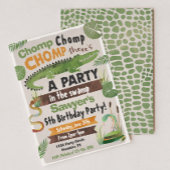 Swamp Birthday Invitation | Alligator | Krokodil Kaart