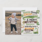 Swamp Birthday Invitation | Reptieluitnodiging Kaart (Voorkant)