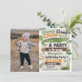Swamp Birthday Invitation | Reptieluitnodiging Kaart (Staand voorkant)