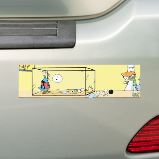 Swamp Bowling Bob The Crayfish Bumpersticker (Op auto)
