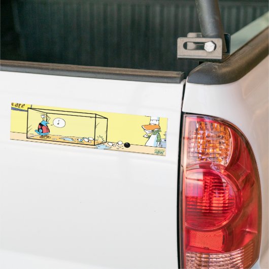 Swamp Bowling Bob The Crayfish Bumpersticker (Op Truck)