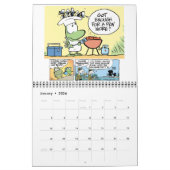 Swamp Cartoon Dieren 12 maanden kalender (Jan 2026)