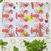 Swamp Crawfish Towells Theedoek (Gevouwen)