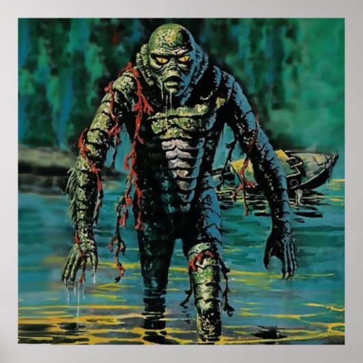 Swamp Creature Poster (Voorkant)