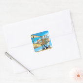 Swamp Ding Duck Bereid je voor op de start Sticker (Envelop)