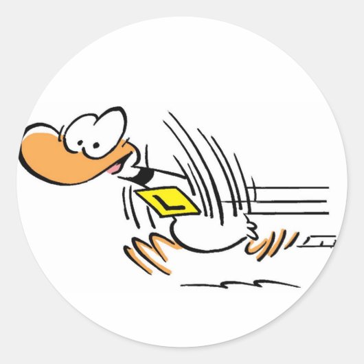Swamp Ding Duck Take-Off Sticker (Voorkant)
