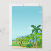 Swamp Dinosaurs foto uitnodiging (Achterkant)