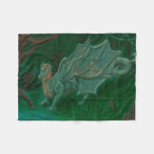 Swamp Dragon Fleece Deken (Voorkant (Horizontaal))
