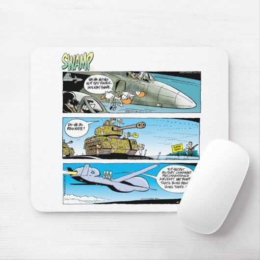 Swamp Ducks Messing met de Militaire Muismat (Met muis)