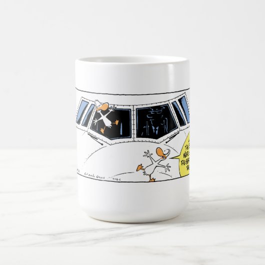 Swamp Ducks Mid Air Collision Koffiemok (Center)