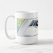 Swamp Ducks Mid Air Collision Koffiemok (Links)