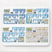 Swamp Dump Rats Maze Mousepad Muismat (Voorkant)