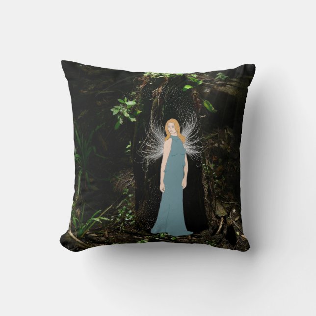 Swamp Fairy Designer Pillow Kussen (Voorkant)