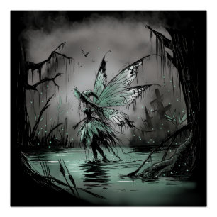 Swamp Fairy Perfect Poster