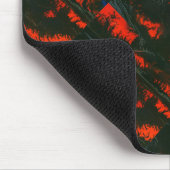 "Swamp Fire #1" Abstract Design Mousepad Muismat (Hoek)