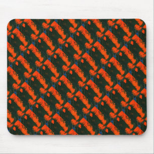"Swamp Fire 2" Abstract Design Mousepad Muismat