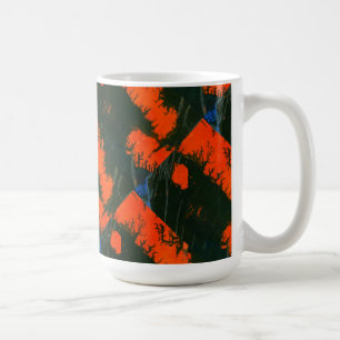 "Swamp Fire #2 Tiled" Abstract Design Mok