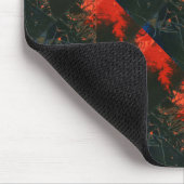 "Swamp Fire #3" Abstract Design Mousepad Muismat (Hoek)