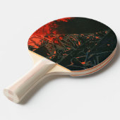 "Swamp Fire #3" Abstracte Ping Pong Paddle Tafeltennisbatje (Voorkant Gekanteld)