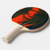 "Swamp Fire #4" Abstracte Ping Pong Paddle Tafeltennisbatje (Voorkant Gekanteld)