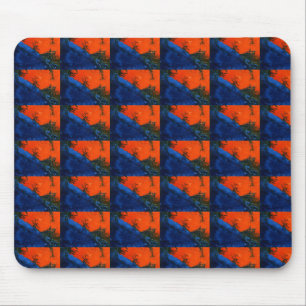 "Swamp Fire #4" Getuige Abstract Design Mousepad Muismat