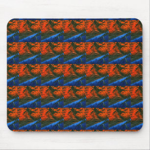 "Swamp Fire #6" Abstract design mousepad Muismat