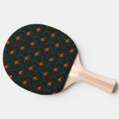 "Swamp Fire #7" Abstracte Ping Pong Paddle Tafeltennisbatje (Zijkant)