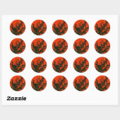 "Swamp Fire #8" Abstract design sticker (Vel)