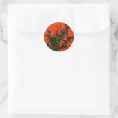 "Swamp Fire #8" Abstract design sticker (Tas)