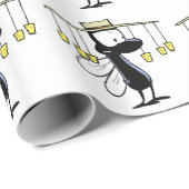 Swamp Fly Australian Outback Cadeaupapier (Rol Hoek)