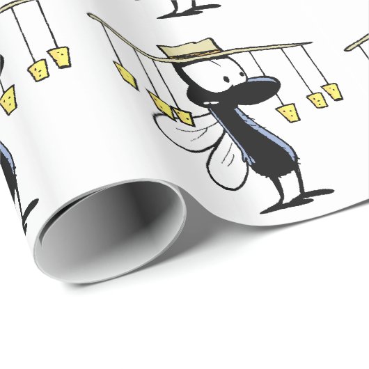 Swamp Fly Australian Outback Cadeaupapier (Rol Hoek)