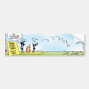 Swamp Golf Lessons Bumpersticker