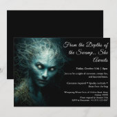 Swamp Hag Halloween Kostuum Party Uitnodiging (Voorkant / Achterkant)